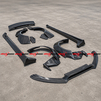 Desain Menawan Gaya High Wide Body Bumper Kit C7 2012-2018 A6 S6 RS6 Termasuk Lip Depan Lip Belakang Side Skirt Fender Flares