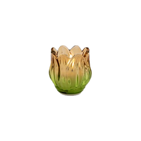 Hochwertige LED-Votivkerzen in Blumenform Romantische Glas-Kerzen mit Batteriebetrieb Umweltfreundliche Heimdekoration Geschenk