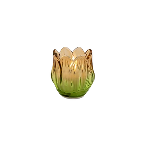 Bougie <span class=keywords><strong>LED</strong></span> <span class=keywords><strong>haut</strong></span> <span class=keywords><strong>de</strong></span> <span class=keywords><strong>gamme</strong></span> en forme <span class=keywords><strong>de</strong></span> fleur, romantique, en verre, fonctionnant sur piles, écologique, décoration d'intérieur, cadeau - Product Image 2