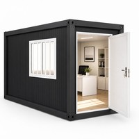 Maison préfabriquée portable de luxe au design moderne, étanche et résistante à la pluie, pour jardin, cour arrière ou bureau, facile à construire