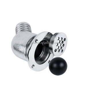 Scarico Universale per Coperta Barca in Acciaio Inossidabile Lucidato <span class=keywords><strong>a</strong></span> Specchio, Scarico Passante per Scafo, Scarico per Cabina di Pilotaggio, Accessorio Nautico - Product Image 1