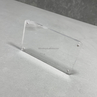 Porte-monnaie cadre acrylique monnaie dollar affichage transparent clair recgangle bloc plexiglas magnétique monnaie cadre