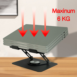Soporte para Portátil con Hub, Nuevo Modelo 2026, 17 Pulgadas, Acero al Carbono, Altura Ajustable, Portátil, Puerto USB, para Oficina - Product Image 6