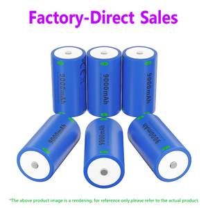 <strong>R20</strong> D Size Rechargeable NiMH <strong>Battery</strong> 1.2V 9000mAh for Power Tools Consumer Electronics Toys-CE/RoHS Certified OEM - Product Image 1