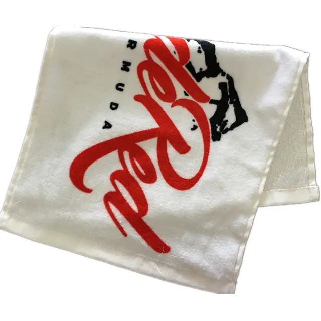 कपास रैली तौलिया कस्टम अपने लोगो के साथ मुद्रित विज्ञापन व्यक्तिगत जिम खेल तौलिए