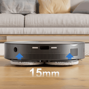 Robot hút bụi lau nhà thông minh Tuya, máy lau nhà xoay, robot vệ sinh sàn nhà - Product Image 5