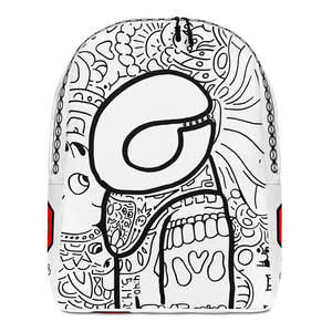 IW Comics # Zaino Minimalista 51 per Ragazze, Impermeabile con Fodera in Nylon, Chiusura a Cerniera e Motivo Cartoon - Product Image 1