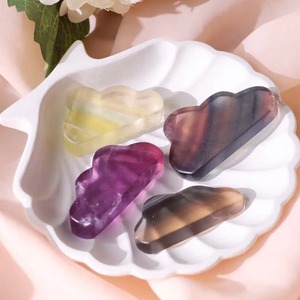 Venta al por Mayor de Artesanías de Cristal Curativas de Alta Calidad, Tallado de Nube de Fluorita Arcoíris Natural para Decoración del Hogar y Energía - Product Image 3