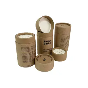 Frascos De Especiarias Shaker Paper Tubes Custom Eco Friendly Bambu Cozinha Personalizado Spice Powder Party Material Reciclado Armazenamento De Cozinha
