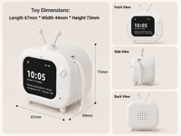 Jouet interactif IA, interaction vocale, racontage d'histoires, apprentissage pour les enfants, idées de cadeaux d'anniversaire, robot de service en silicone