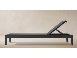 Chaise longue réglable en aluminium <span class=keywords><strong>et</strong></span> maille, résistante aux intempéries, pour extérieur, chaise de patio inclinable pour le loisir - Product Image 4