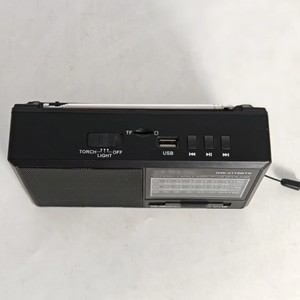 <span class=keywords><strong>Radio</strong></span> portable <span class=keywords><strong>FM</strong></span>/AM/SW BT/USB/TF avec lampe torche LED, port AUX, haut-parleur intégré, <span class=keywords><strong>radio</strong></span> numérique - Product Image 3