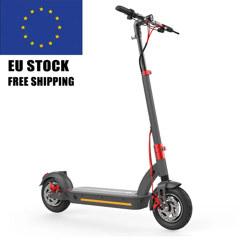 Eu Warehouse Two Wheel Electric Scooter 500w 10 Inch Foldable Electric Scooter For Adults