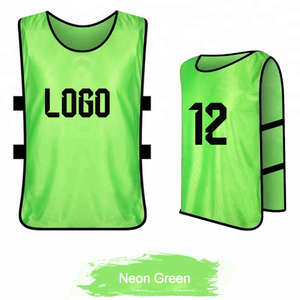 Gilet d'entraînement de football à numéro personnalisé en gros bavoirs pour adultes et enfants - Product Image 1