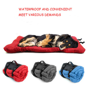 Alfombrilla de viaje impermeable para mascotas, rollo de cama portátil, antideslizante, suave, para dormir para perros, cama de Camping para perros, suministros para mascotas, venta al por mayor de fábrica - Product Image 2