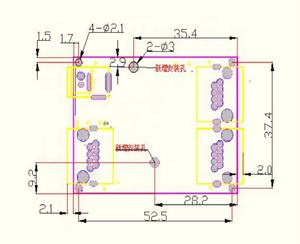 Maßgefertigtes Hochwertiges <span class=keywords><strong>2</strong></span>+1-Port Terminal/Pin-Header/RJ45 Netzwerk Fast-Ethernet-Switch-Board für KI-<span class=keywords><strong>IoT</strong></span> Industrieroboter - Product Image 4