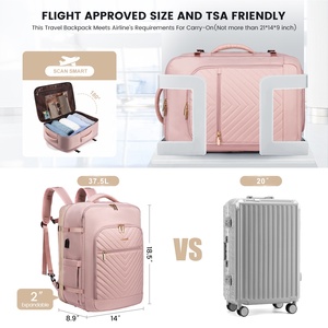 LOVEVOOK grande capacité sac de voyage loisirs pour femmes personnalisé weekender matelassé sac à dos pour ordinateur portable pour femmes hommes - Product Image 2