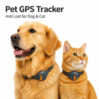 Rastreador GPS 4G para Mascotas, Localizador de Perros y Gatos en Tiempo Real con Geocerca, Reproducción de Rutas, Carga Magnética, Resistente al Agua
