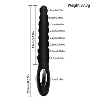 Jouets en silicone à insertion par l'arrière pour le massage et les soins du corps féminin