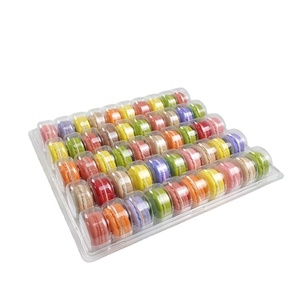 Bán buôn 50 <span class=keywords><strong>Macaron</strong></span> Cookie rõ ràng nhựa khay vỉ <span class=keywords><strong>Macaron</strong></span> hiển thị container chủ - Product Image 1