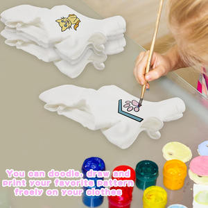 B992 गंध वाले पशु खिलौना सफेद कपड़ों के सबलिमिनेशन खाली भालू कपड़े सफेद हुडी शर्ट गुड़िया डिय टेडी बियर सबलिमिनेशन - Product Image 4