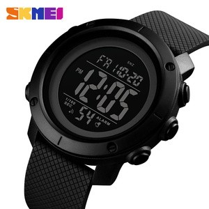 <span class=keywords><strong>Skmei</strong></span> <span class=keywords><strong>1426</strong></span> Montre Digitale de Sport Noire pour Homme Étanche 50 Mètres Style Tendance Multifonction - Product Image 1