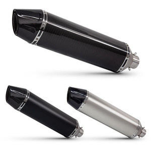 Silencieux d'échappement de moto universel 51mm en fibre de carbone 570MM pour R1M ZX10R GSXR1000 <span class=keywords><strong>CB1000R</strong></span> RSV4 S1000RR V4 - Product Image 1