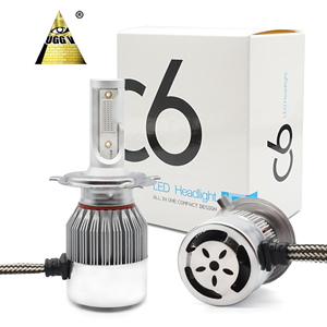 Chất lượng cao chính xác màu xanh đậm C6 <span class=keywords><strong>H4</strong></span> Led Đèn Pha <span class=keywords><strong>30000k</strong></span> COB bóng đèn với IP65 tỷ lệ chống thấm nước cho đèn xe - Product Image 3