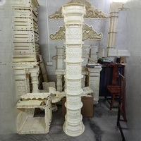Molde de Plástico ABS Inflable de Alta Precisión con Diseño de Columna Romana de Rayas Redondas, Reutilizable para Moldeo por Inyección
