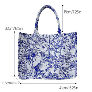 Wholesale Hot <b>Sale</b> Large Capacity Nylon Letter Pattern Tote <b>Bag</b> <b>Travel</b> Shoulder <b>Bag</b> Embroidery High Quality Hand - Product Image 6