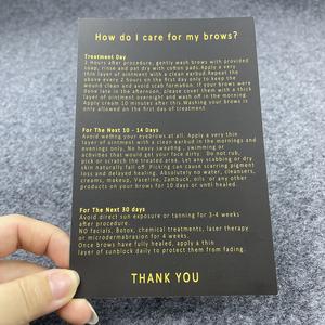 Profession elle benutzer definierte Druck Luxus schwarz Papier <span class=keywords><strong>Promotion</strong></span> Schmuck Pflege Anleitung Karte - Product Image 2