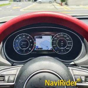 สำหรับ Audi Q3 2012-2018 จอแสดงผล LCD ดิจิตอล นาฬิกาหน้าปัด แผงหน้าปัดแบบดิจิตอล จอแสดงผลเสมือนจริง GPS มาตรวัดความเร็ว Carplay มาตรวัดรอบเครื่องยนต์ - Product Image 3