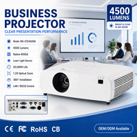 Projecteur laser WXGA 4500 lumens OEM ODM pour les distributeurs, l'éducation, les entreprises et l'utilisation commerciale