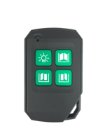 Nouveau D4 Type sans fil Rf 433mhz Code fixe télécommande en double pour porte de Garage YET2129