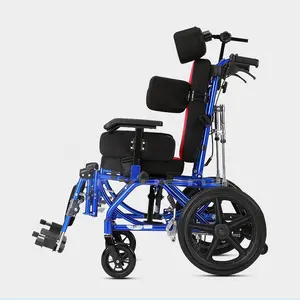 People with disabilities use manual electric wheelchairs to stand in lightweight sports wheelchairs