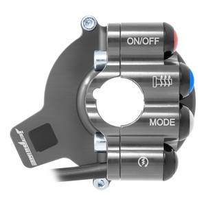 Cache de commande d'accélérateur avec interrupteur de guidon intégré pour BMW S 1000 RR (Titane) - Product Image 5