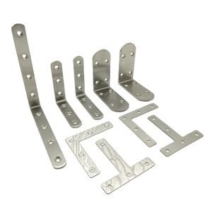 Matériel de meubles en forme de L en tôle étagère en acier inoxydable support d'<span class=keywords><strong>angle</strong></span> à 90 degrés - Product Image 1