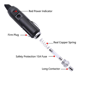 12V-24V araba sigara adaptörü erkek fişi XT60 dişi konnektör uzatma kablosu - Product Image 4