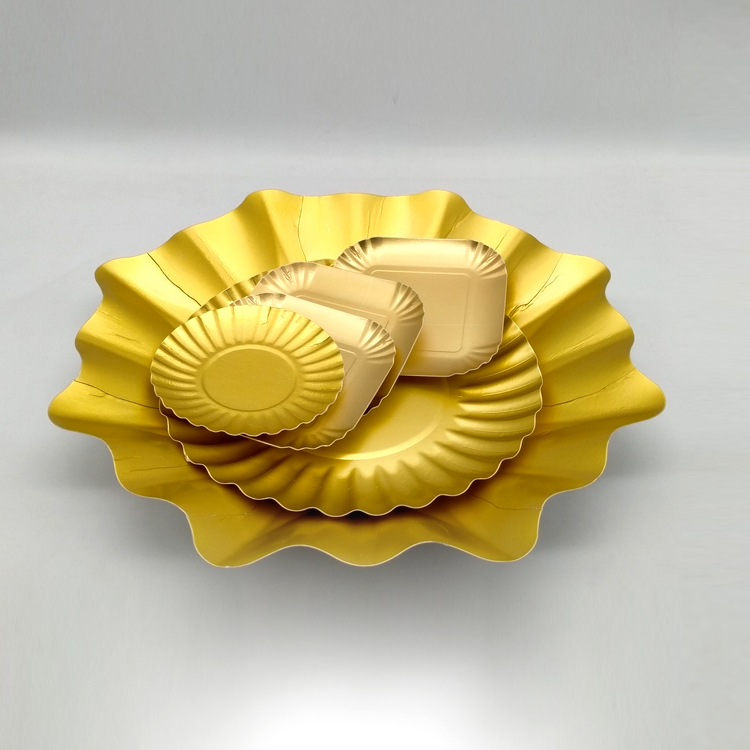 Disposable Eco-Friendly Waterproof Industrial Cardboard Paper Bowls Food-Grade Paper Plates for Birthday Parties & Restaurants