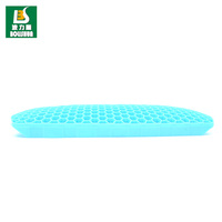 Coussin de soutien lombaire en gel Massage Sièges de voiture pliés amovibles Avion d'allaitement Hôtel Camping Chaises de bureau Col carré