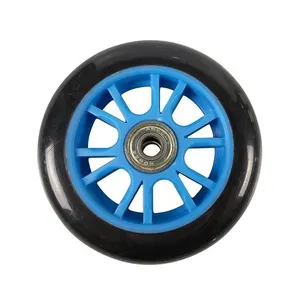 Pro Stunt Scooter Wheels Aluminum Alloy Hub Scooter Replacement Parts Accessories Pu Wear-resistant Kick Scooter Wheels