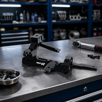 Support de feux de route pour Ford Ranger NEPTR A-pillar, en alliage d'aluminium et de magnésium CNC non destructif, double projecteur