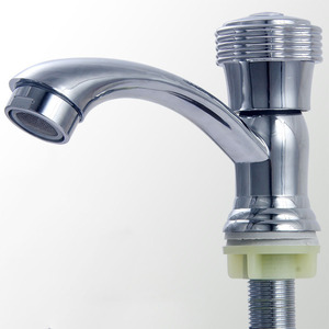 Single Handle Basin Faucet Chrome Deck Mounted <b>Ceramic</b> Valve Core Modern Style Single Hole Faucet - Product Image 1