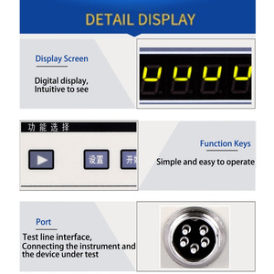 Probador de Baja Resistencia HELPASS HPS2511T con Pantalla Digital LED HD de 5 Dígitos HPS2512B HPS2512T - Product Image 3