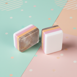 اصنع قطع الماهجونغ الخاصة بك من الأكريليك الوردي، 160 قطعة، 4 طبقات، قابلة للتخصيص بأي صورة أو عمل فني - Product Image 2