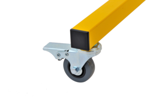 जिमटाइम पोर्टेबल फोल्डिंग धातु सुरक्षा बाधा को विस्तार से यातायात चेतावनी अवरोधक एल्यूमीनियम पाउडर लेपित सुरक्षा बाधा - Product Image 5