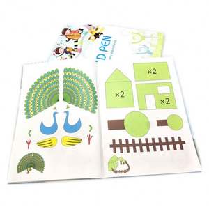 OEM Aangepaste Fabriek Eco-vriendelijke 3D Pen Tekensjabloonboek voor Kinderen van 5 tot 7 Jaar - Product Image 6