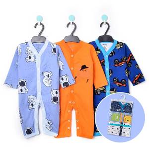 Set di <span class=keywords><strong>3</strong></span> Pezzi Tutina per Neonati, Abbigliamento da Notte, Pagliaccetti a Maniche Lunghe, Body per Bambine <span class=keywords><strong>0</strong></span>-<span class=keywords><strong>3</strong></span> <span class=keywords><strong>Mesi</strong></span> - Product Image 1