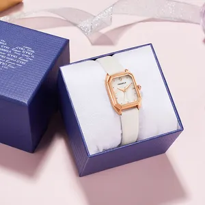 Orologio da donna di lusso più venduto da donna con quadrante in madreperla orologi in pelle con cinturino di qualità