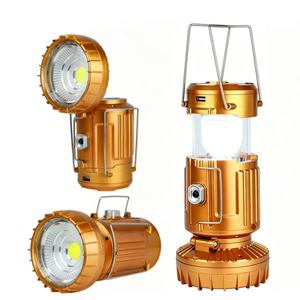 Portable LED Camping <b>Lantern</b> USB Rechargeable Solar Lamp Foldablefor Tent Hiking Emergency Night Light - Product Image 3